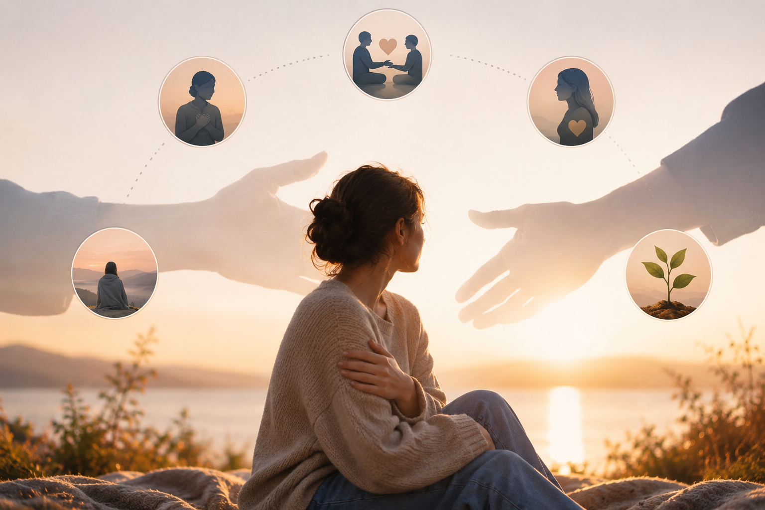 Compassionate therapist in a welcoming session
